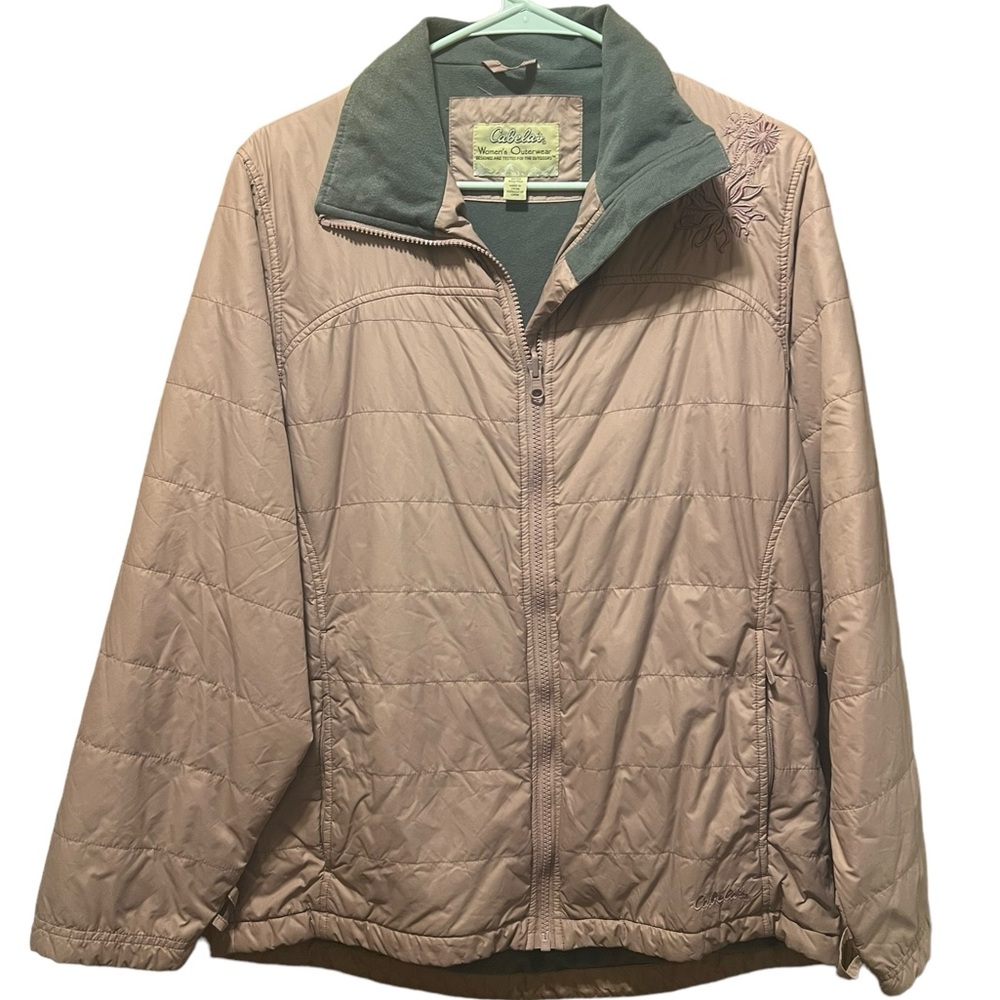Cabela's Women's Outerwear Lined embroidered Winter Jacket Size‎ Medium